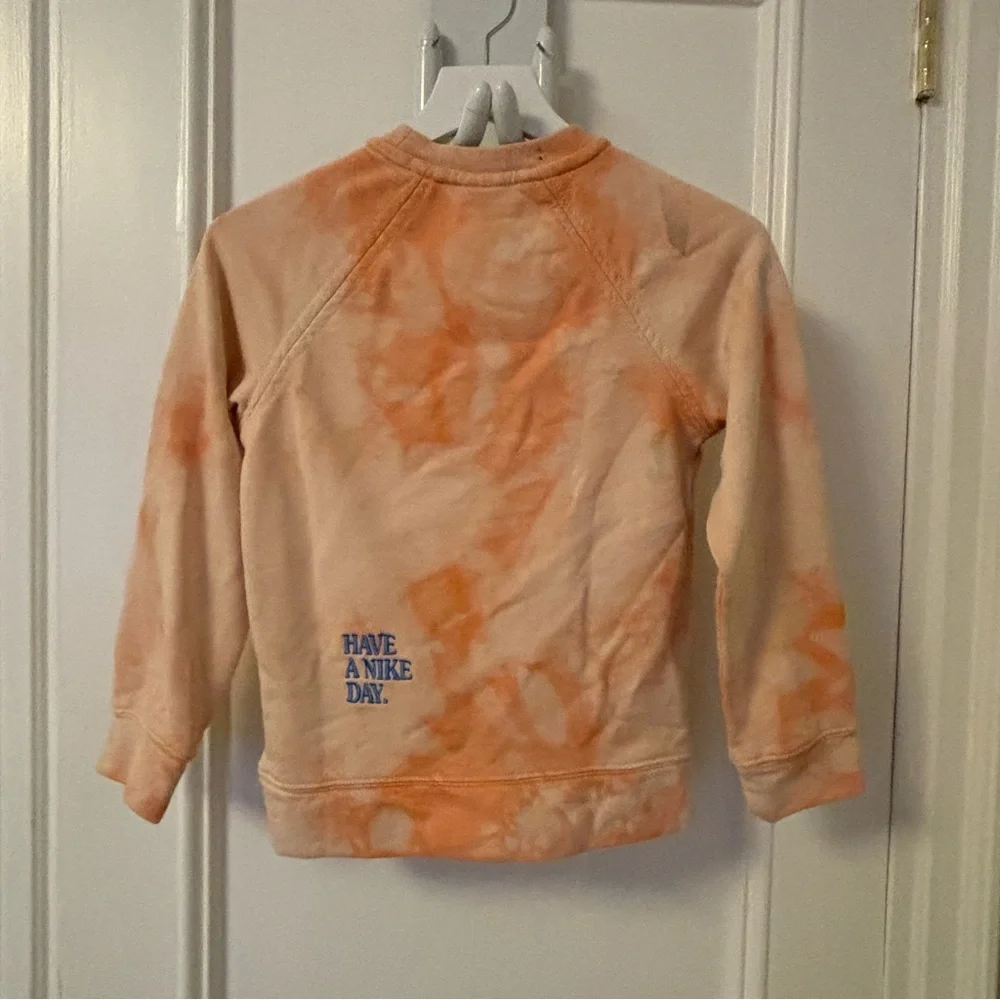 Nike Orange and Blue Sweatshirt